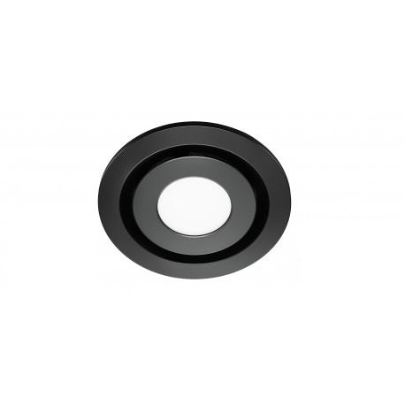 VENTAIR AIRBUS 200 ROUND FASCIA WITH 10W LED PANEL BLACK