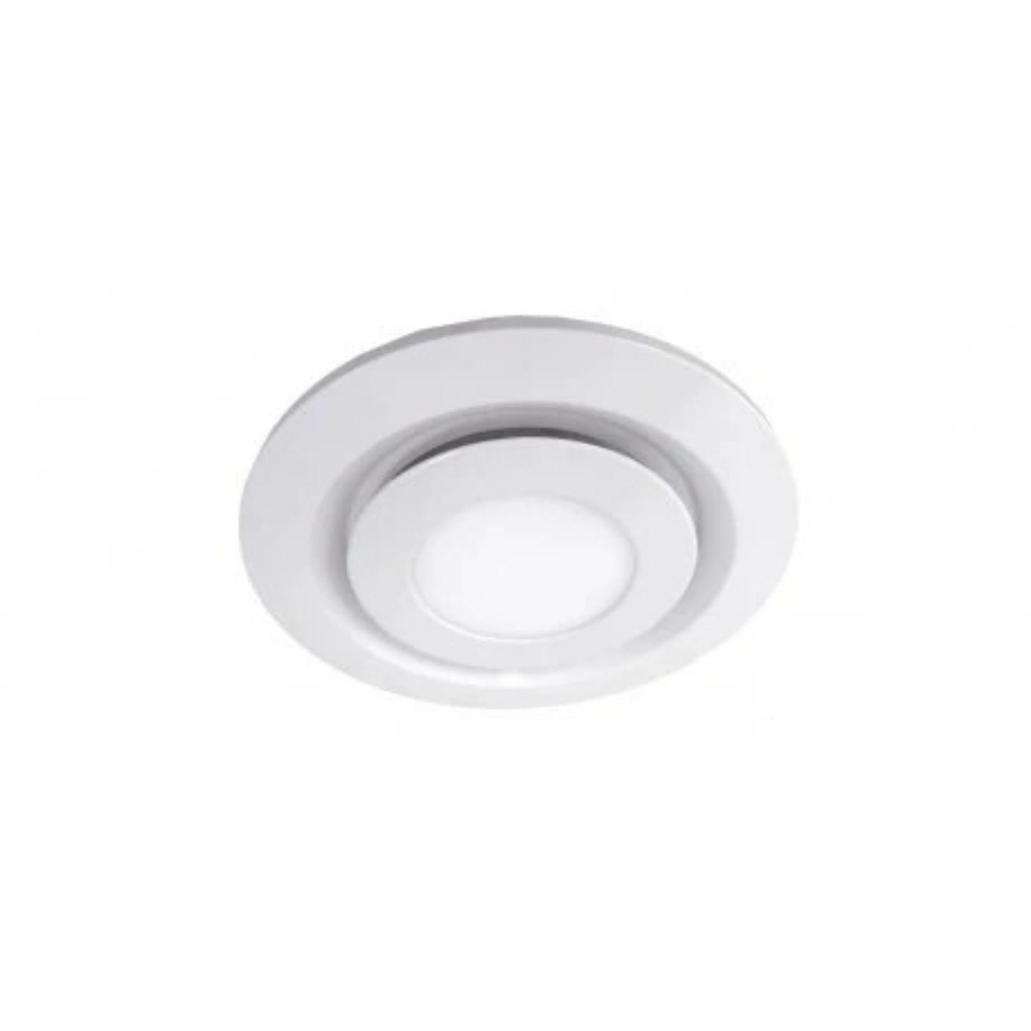VENTAIR AIRBUS 200 ROUND FASCIA WITH 10W LED PANEL SILVER