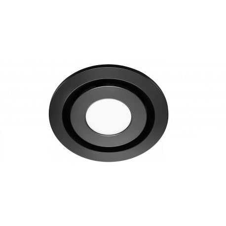 VENTAIR AIRBUS 250 ROUND FASCIA WITH 14W LED PANEL SILVER