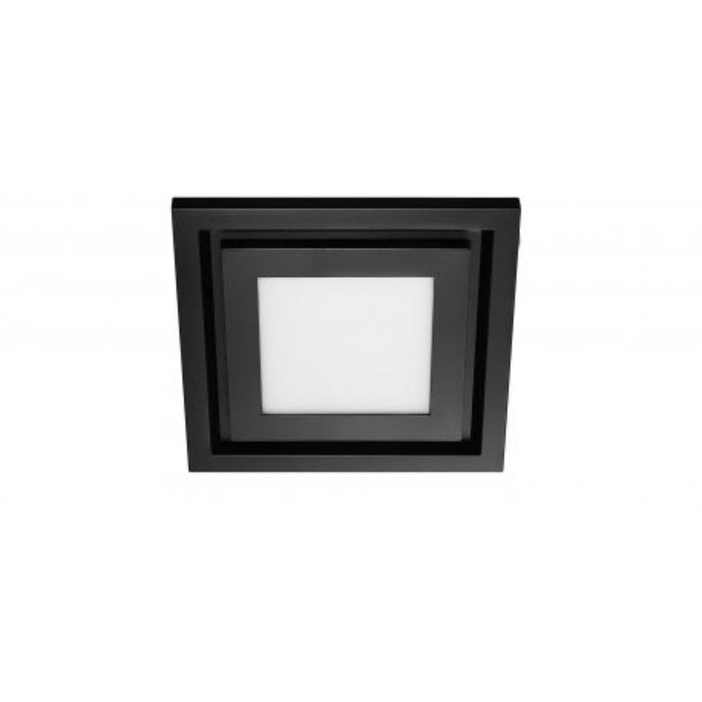 VENTAIR AIRBUS 250 SQUARE FASCIA WITH 14W LED PANEL BLACK