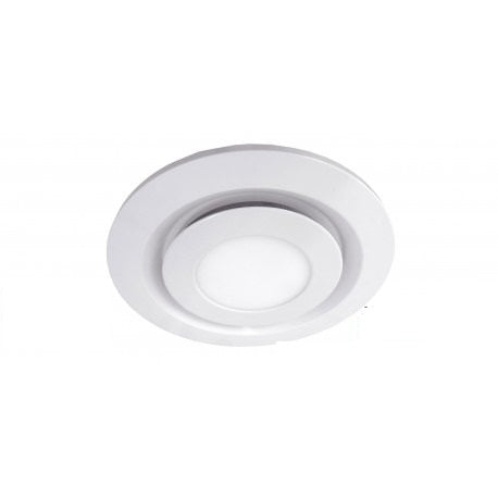 VENTAIR AIRBUS 250 ROUND FASCIA WITH 14W LED PANEL SILVER