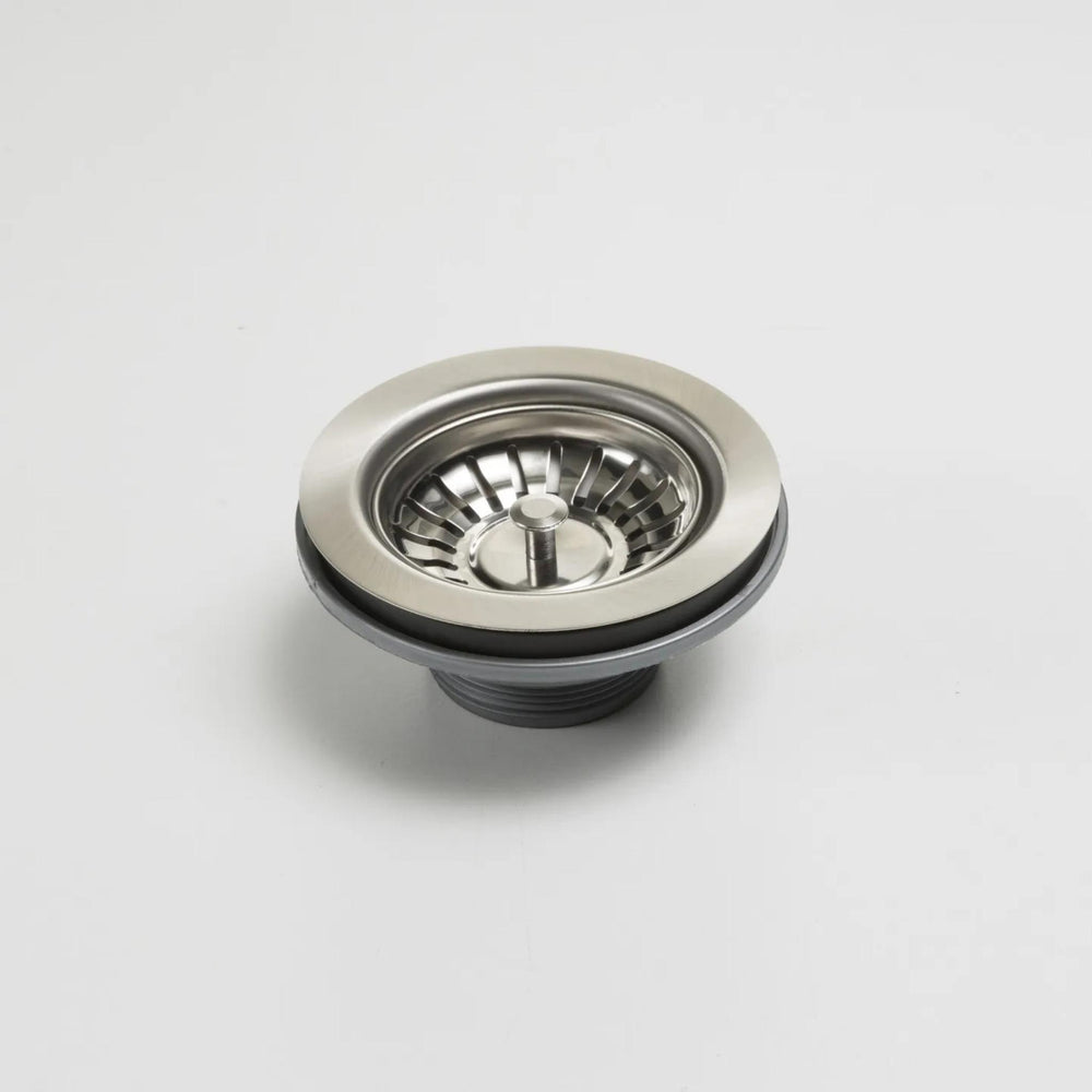 OLIVERI ENDEAVOUR DOUBLE BOWL TOPMOUNT KITCHEN SINK STAINLESS STEEL 770MM