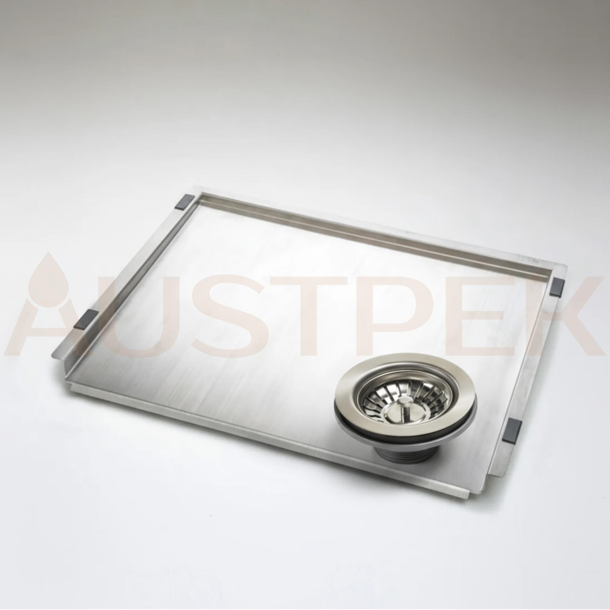 OLIVERI SONETTO SINGLE BOWL UNDERMOUNT ALFRESCO, KITCHEN, AND LAUNDRY SINK STAINLESS STEEL 405MM