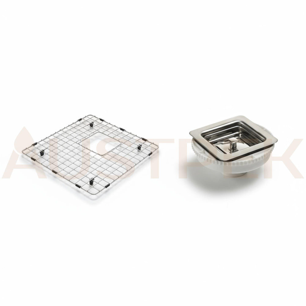 OLIVERI PROFESSIONAL 3/4 SINGLE BOWL UNDERMOUNT KITCHEN AND LAUNDRY SINK STAINLESS STEEL 430MM