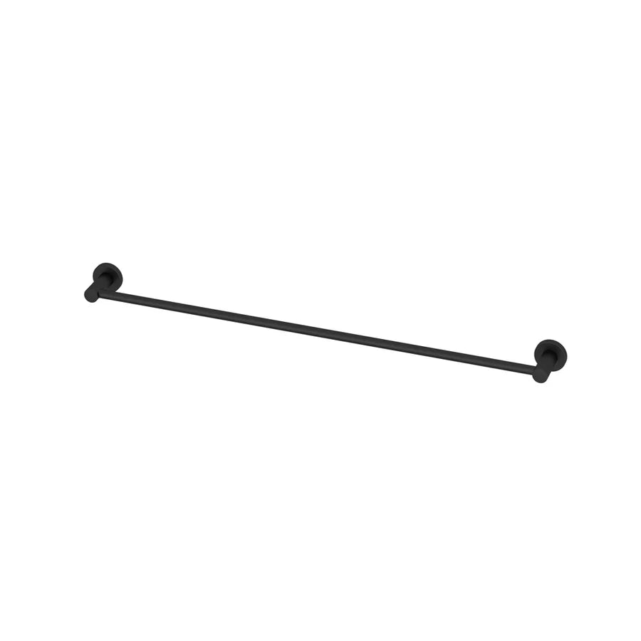 AMOZA SINGLE TOWEL RAIL 800MM MATTE BLACK