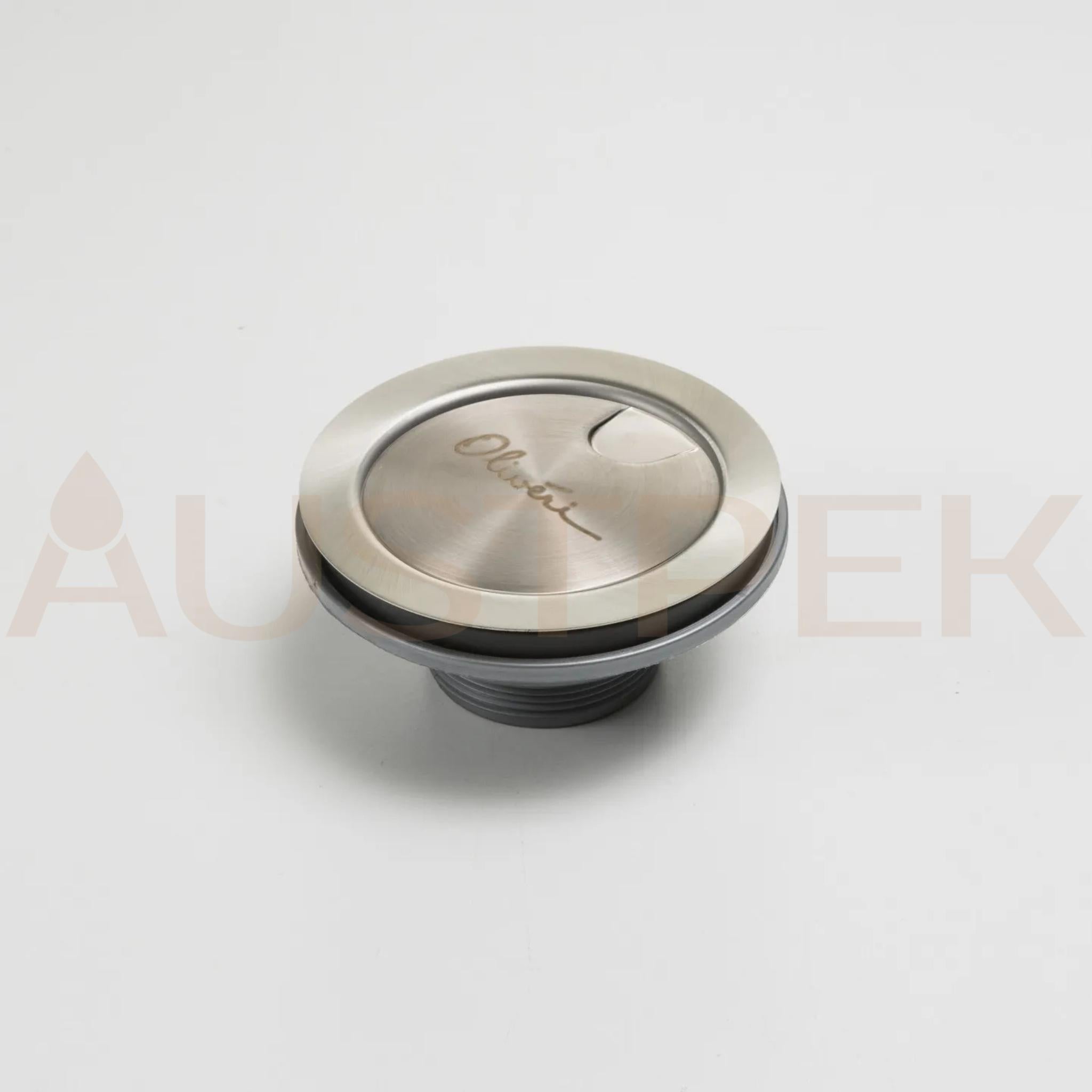 OLIVERI SANTORINI GRANDE SINGLE BOWL UNDERMOUNT KITCHEN SINK BLACK 600MM