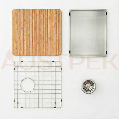 OLIVERI SPECTRA SINGLE BOWL KITCHEN AND LAUNDRY SINK STAINLESS STEEL 540MM