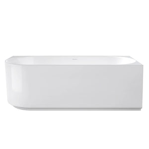 ATTICA CELINE RIGHT CORNER BATHTUB WITH OVERFLOW GLOSS WHITE (AVAILABLE IN 1500MM AND 1700MM)