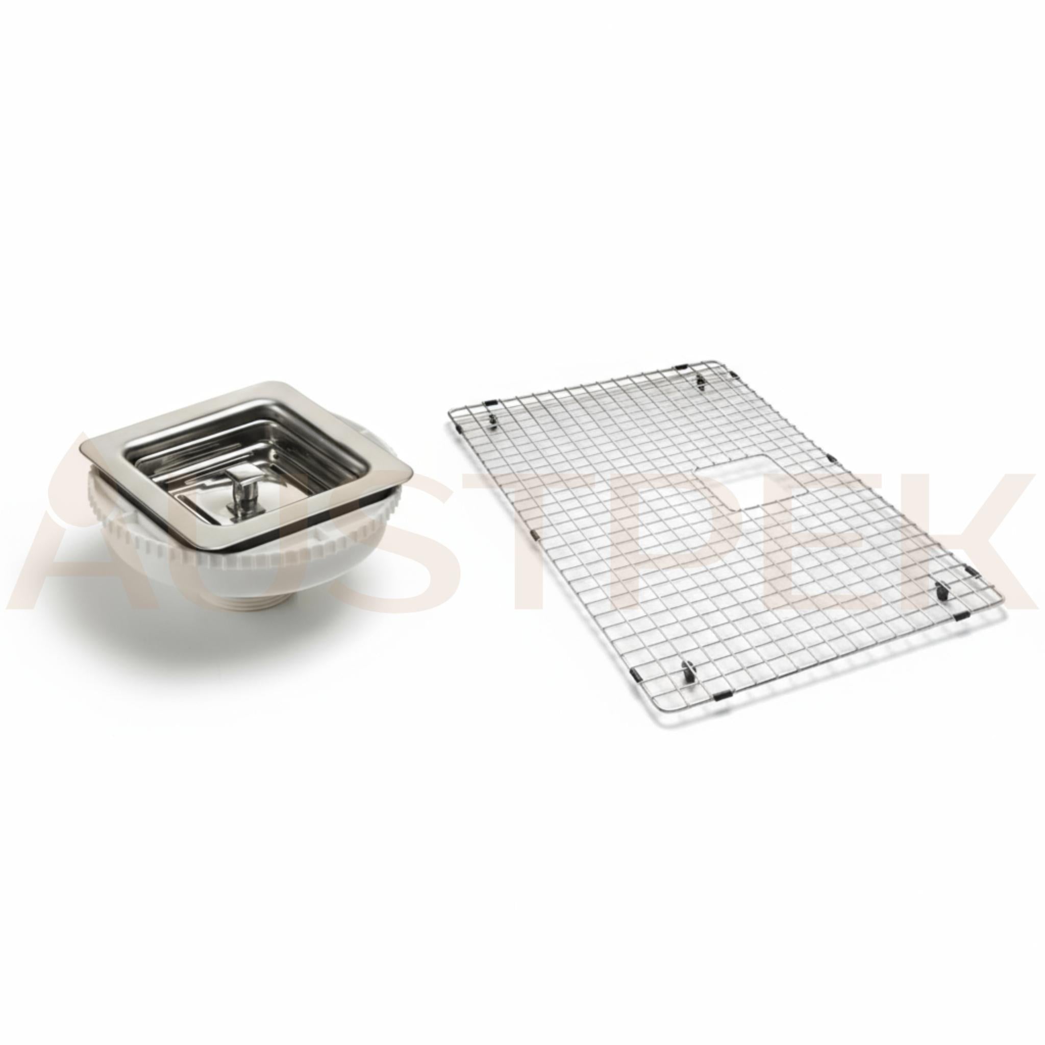 OLIVERI PROFESSIONAL SINGLE BOWL UNDERMOUNT BUTLER SINK WITH APRON STAINLESS STEEL 810MM