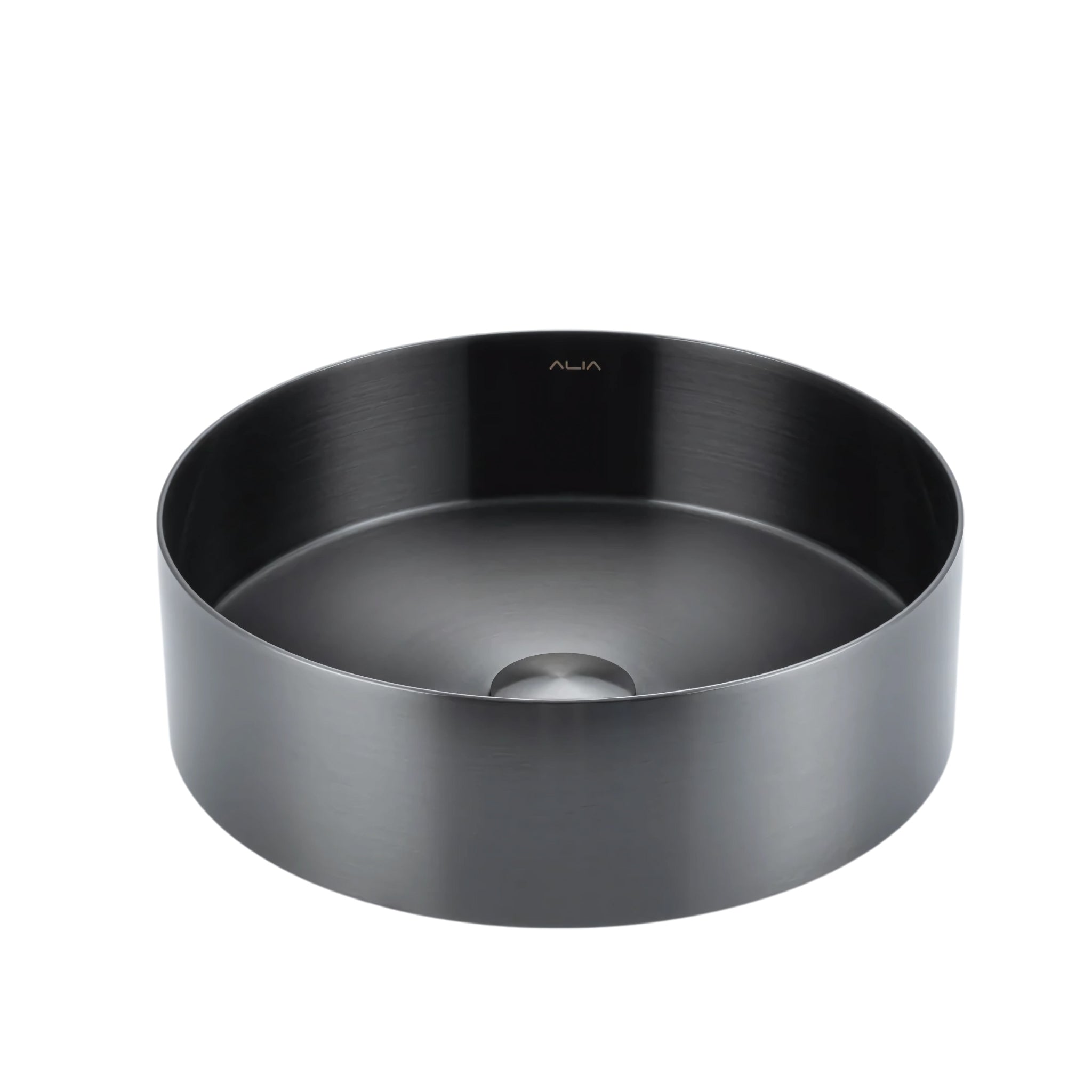 ALIA SS ABOVE COUNTER BASIN STAINLESS STEEL GUNMETAL GREY 400MM