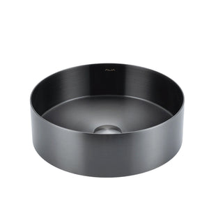 ALIA SS ABOVE COUNTER BASIN STAINLESS STEEL GUNMETAL GREY 400MM