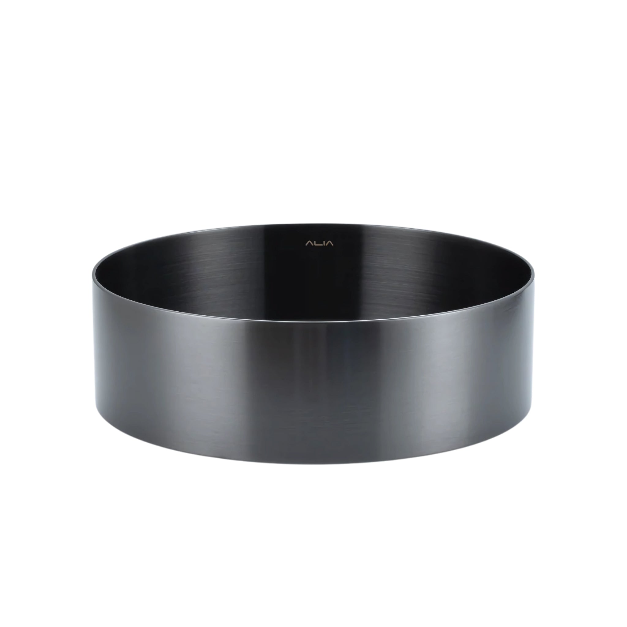 ALIA SS ABOVE COUNTER BASIN STAINLESS STEEL GUNMETAL GREY 400MM