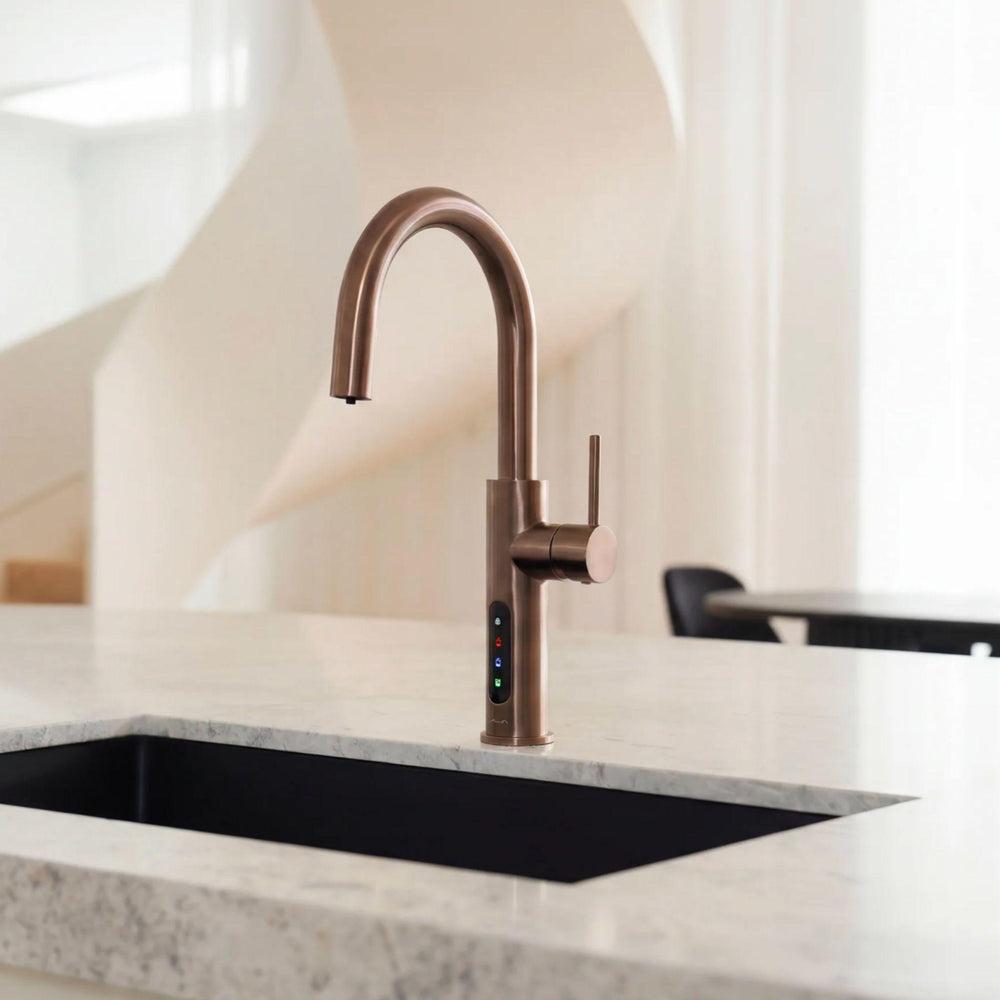 ALIA X51 INSTANT HOT, COLD AND SPARKLING FILTERED WATER TAP SATIN BRONZE