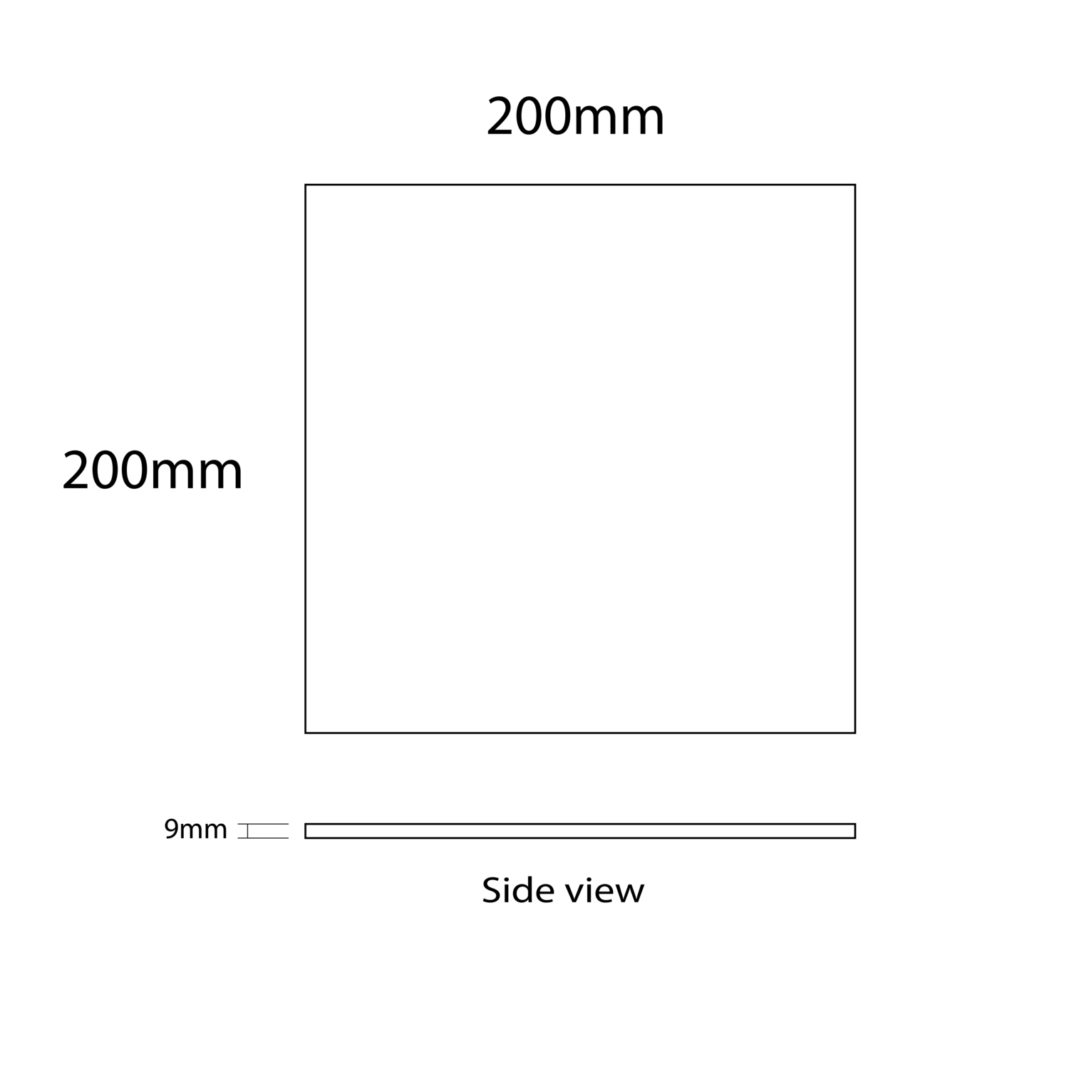 DUNE CERAMICA AGNES GREY MATTE 200X200MM SQUARE TILE (PER BOX)