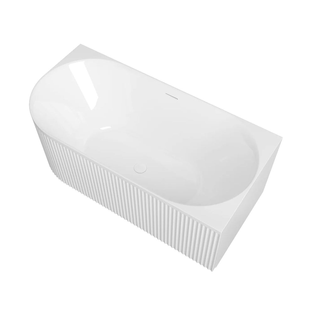 ATTICA HAVANA RIGHT CORNER BATHTUB WITH OVERFLOW GLOSS WHITE (AVAILABLE IN 1500MM AND 1700MM)
