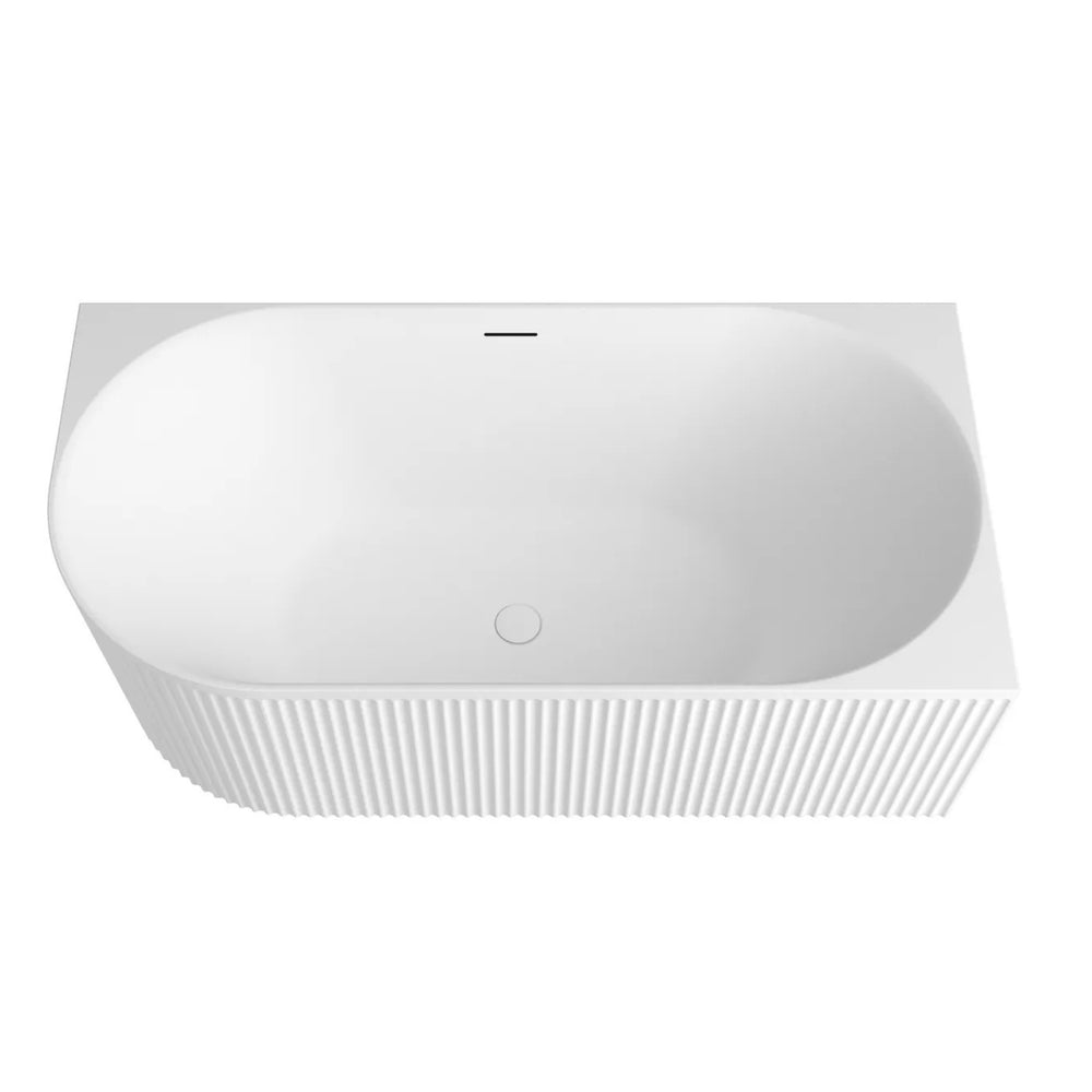 ATTICA HAVANA RIGHT CORNER BATHTUB WITH OVERFLOW MATTE WHITE (AVAILABLE IN 1500MM AND 1700MM)
