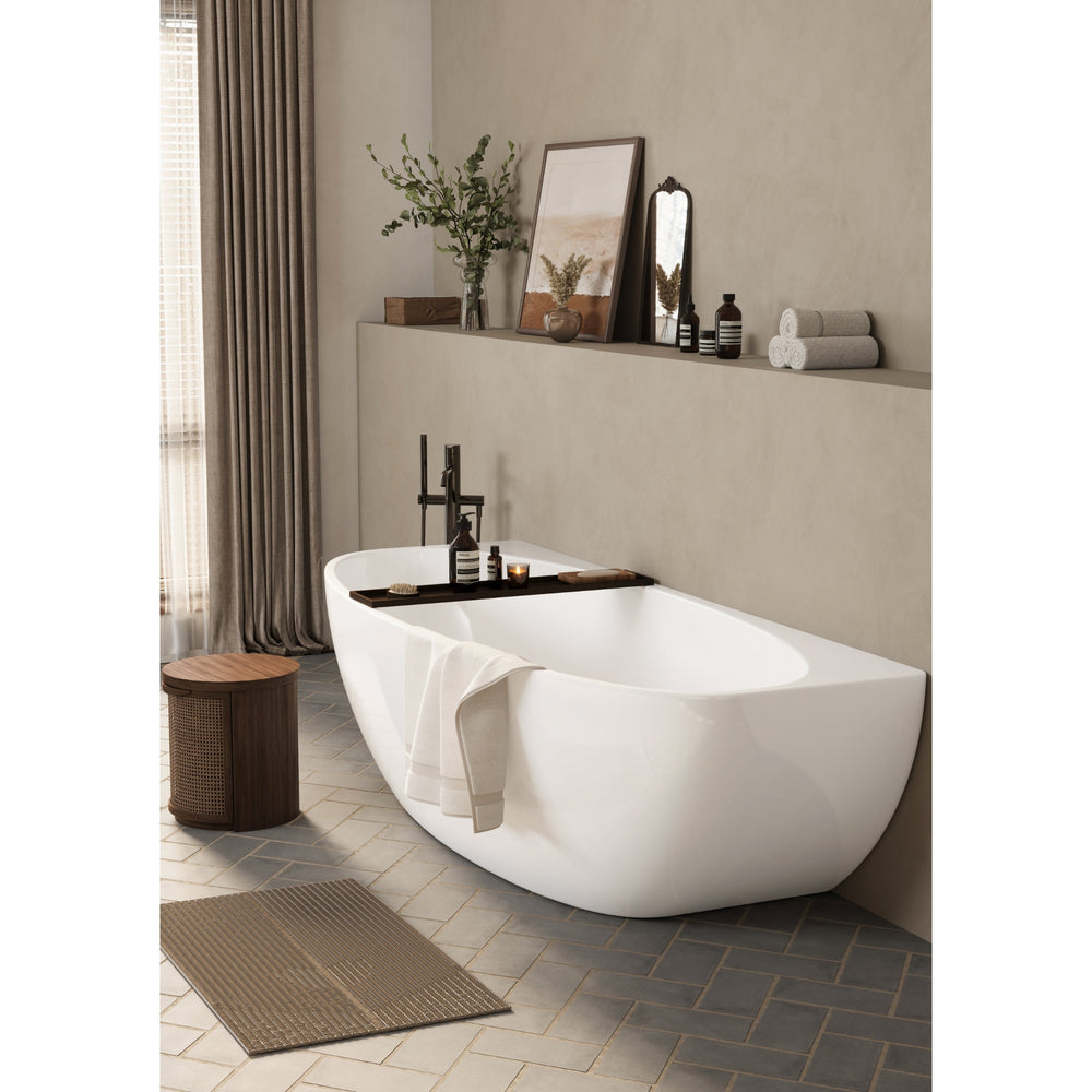 VITO ATLANTIC BACK-TO-WALL BATHTUB GLOSS WHITE (AVAILABLE IN 1500MM AND 1700MM)
