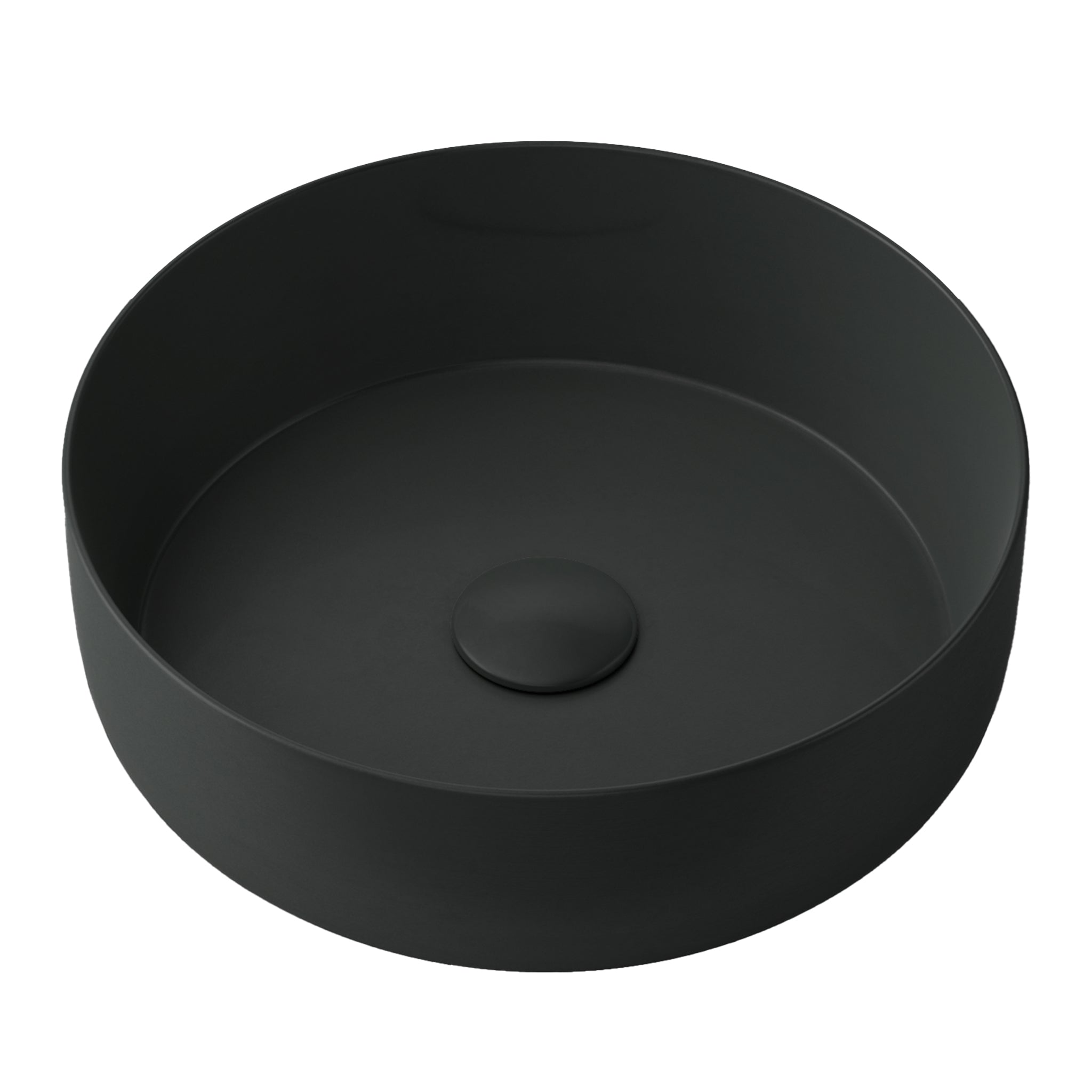 TIMBERLINE ALLURE ABOVE COUNTER BASIN MATTE BLACK 360MM