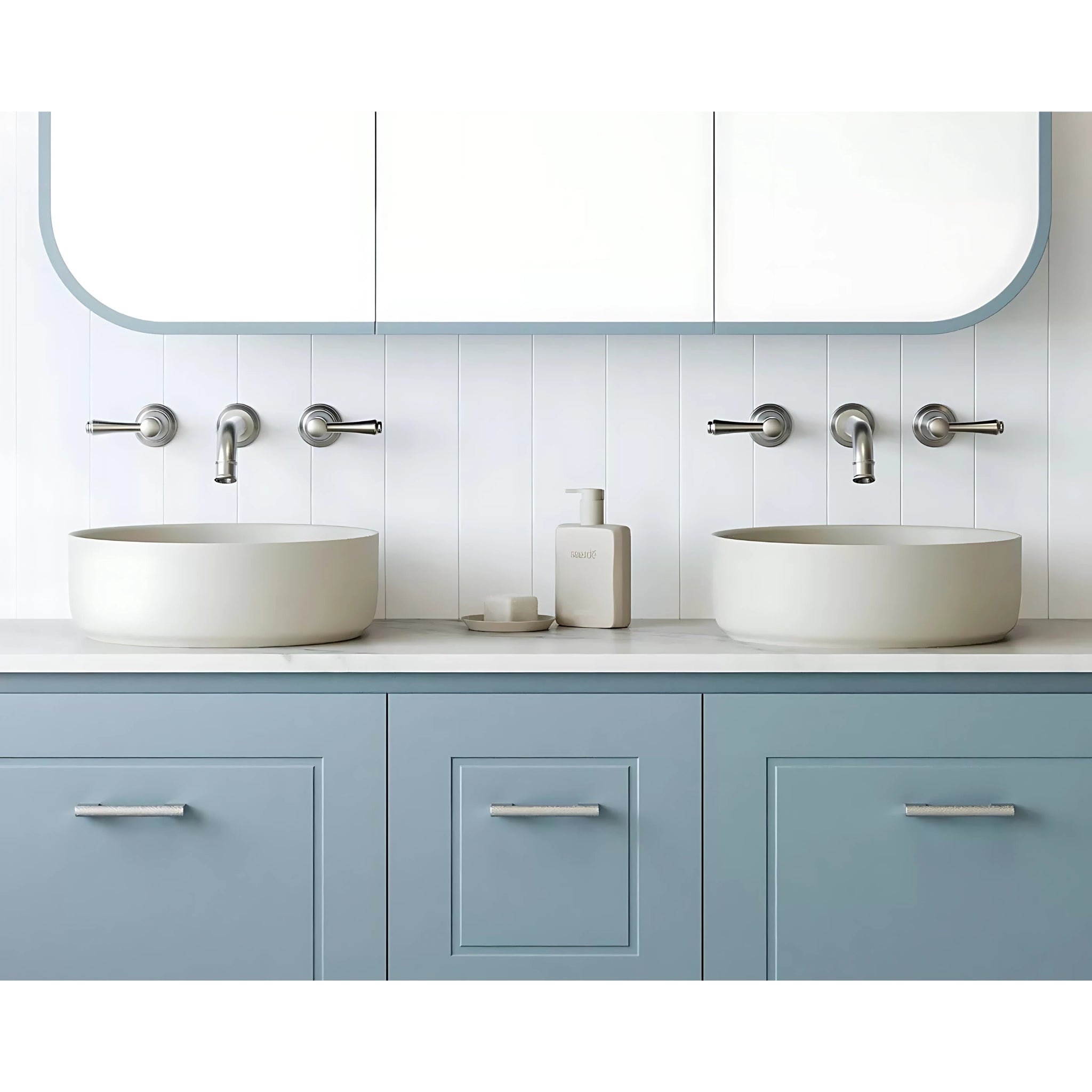 TIMBERLINE ALLURE ABOVE COUNTER BASIN MATTE IVORY 360MM