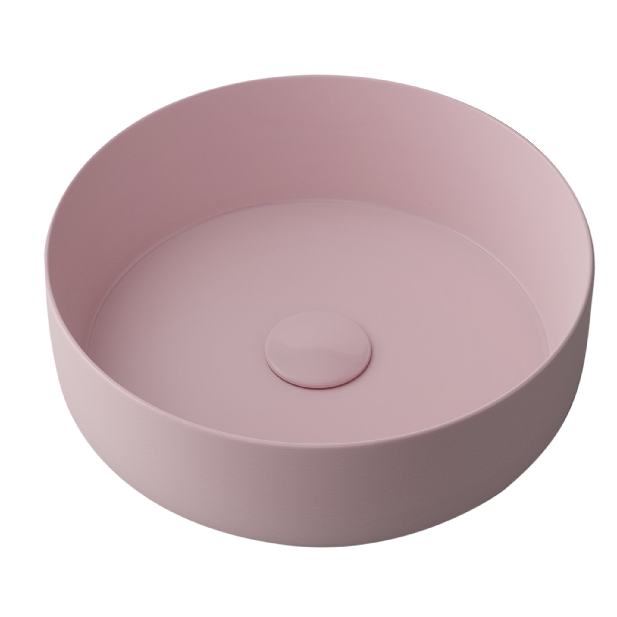 TIMBERLINE ALLURE ABOVE COUNTER BASIN MATTE PINK 360MM