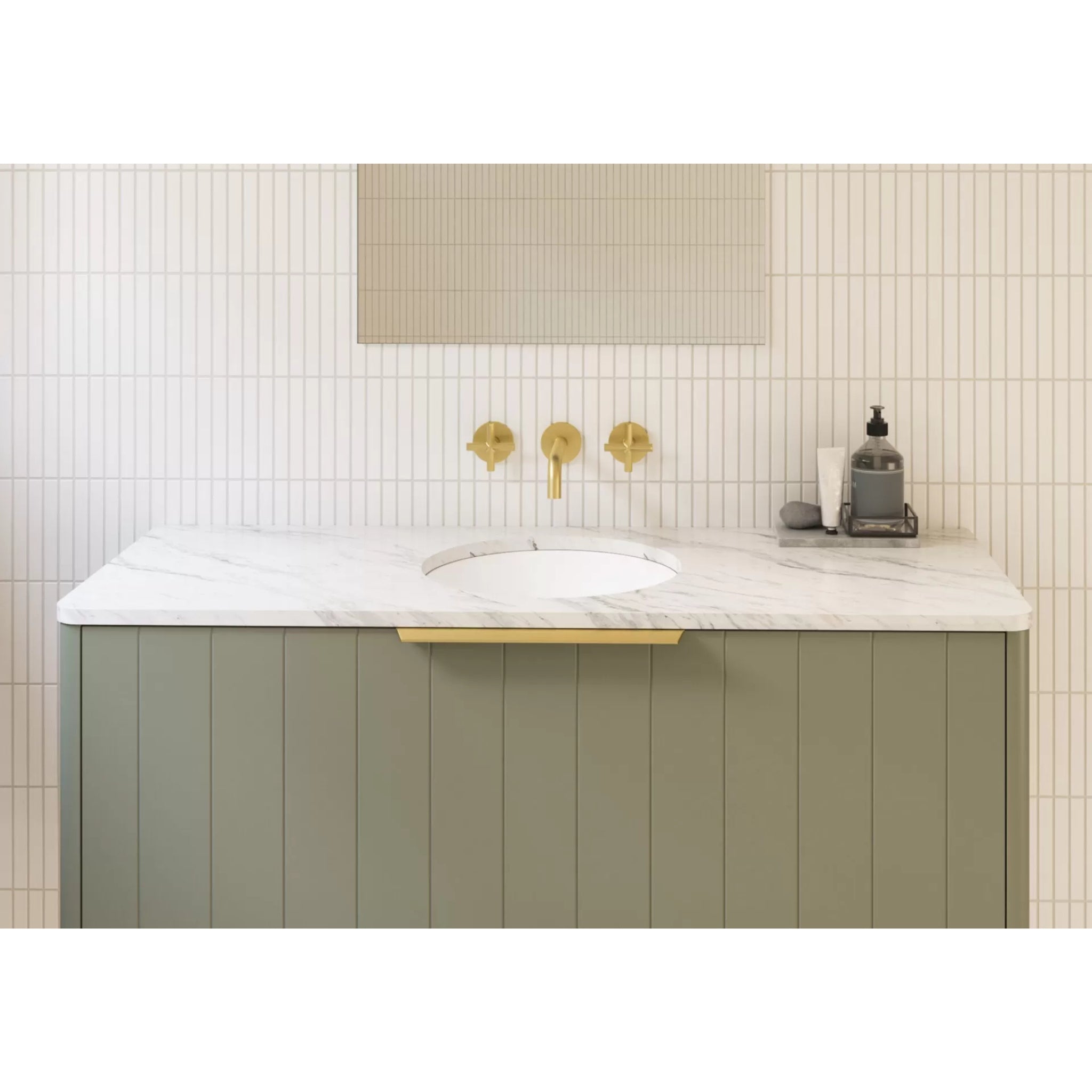 TIMBERLINE ALLURE UNDER COUNTER BASIN MATTE WHITE 360MM