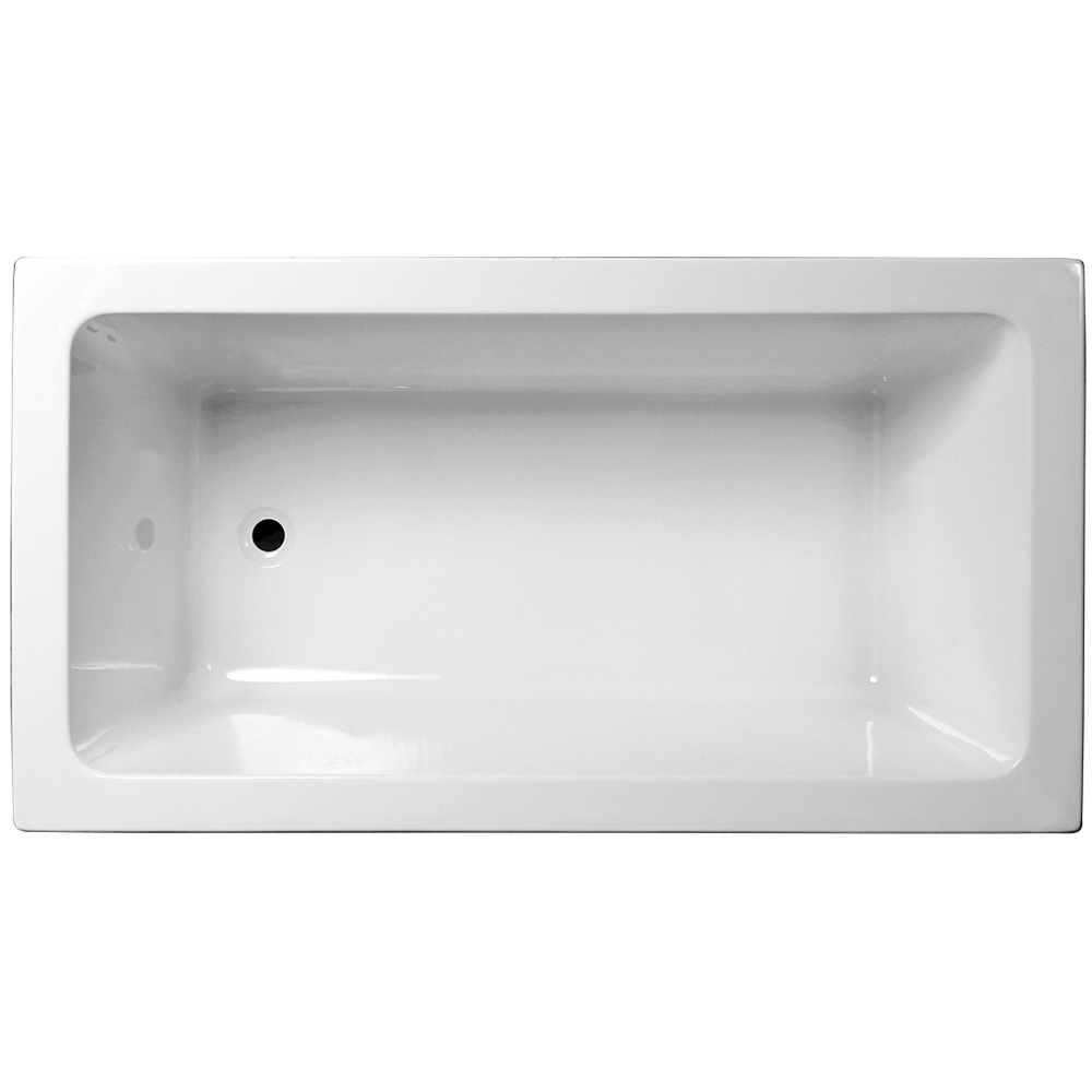 BROADWAY ALPHA BUILT-IN BATHTUB WHITE (AVAILABLE IN 1490MM, 1700MM AND 1795MM)