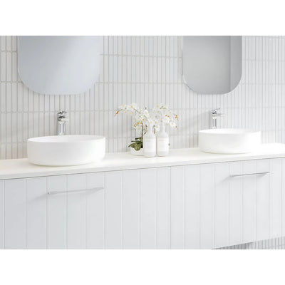 TIMBERLINE ALLURE RAKED ABOVE COUNTER BASIN MATTE WHITE 360MM