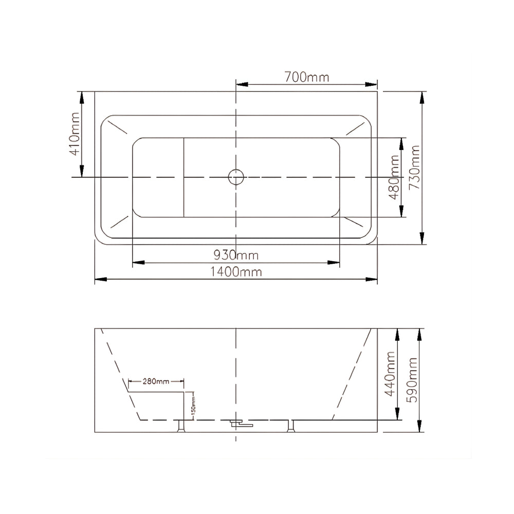 INFINITY AMBER MULTI-FIT BATHTUB WITH SEAT GLOSS WHITE (AVAILABLE IN 1400MM AND 1500MM)