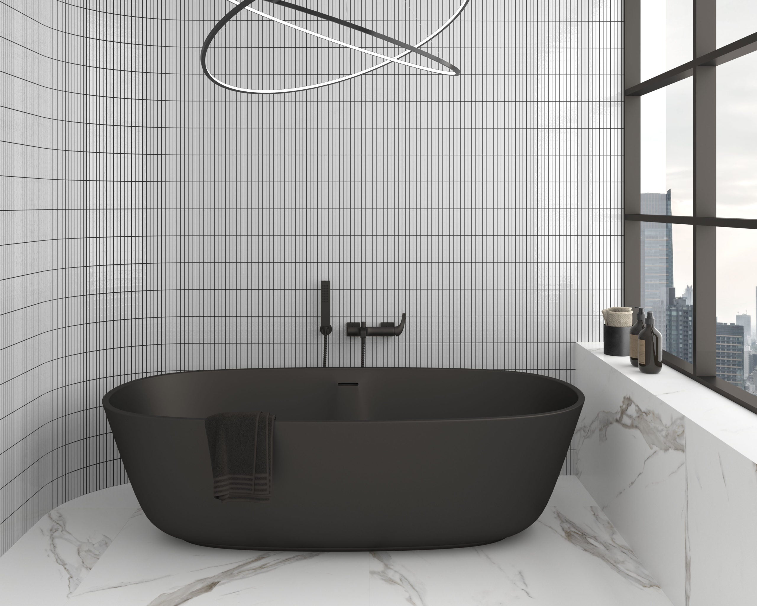 DUNE CERAMICA KIT-KAT SNOW GLOSS 115X231MM MOSAIC TILE (PER BOX)