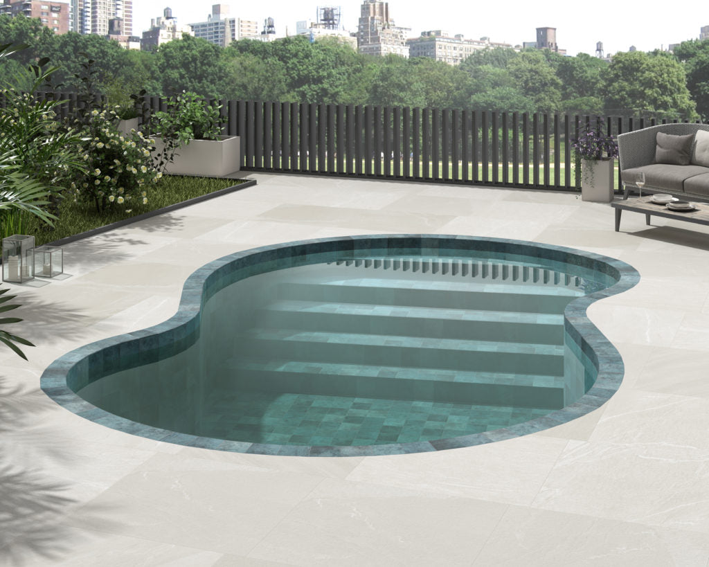 DUNE CERAMICA TAHITI TURQUOISE MATTE 147X147MM SQUARE TILE (PER BOX)