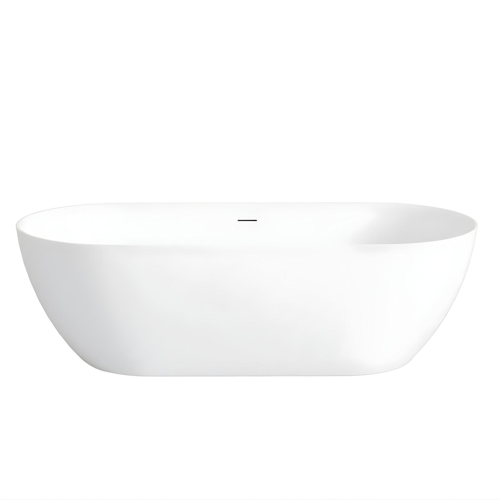 ATTICA MANOLO FREESTANDING BATHTUB WITH OVERFLOW GLOSS WHITE (AVAILABLE IN MULTIPLE SIZES)