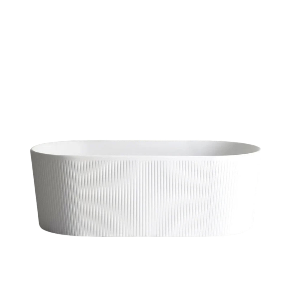ATTICA NOOSA FREESTANDING BATH MATTE WHITE (AVAILABLE IN 1500MM AND 1700MM)