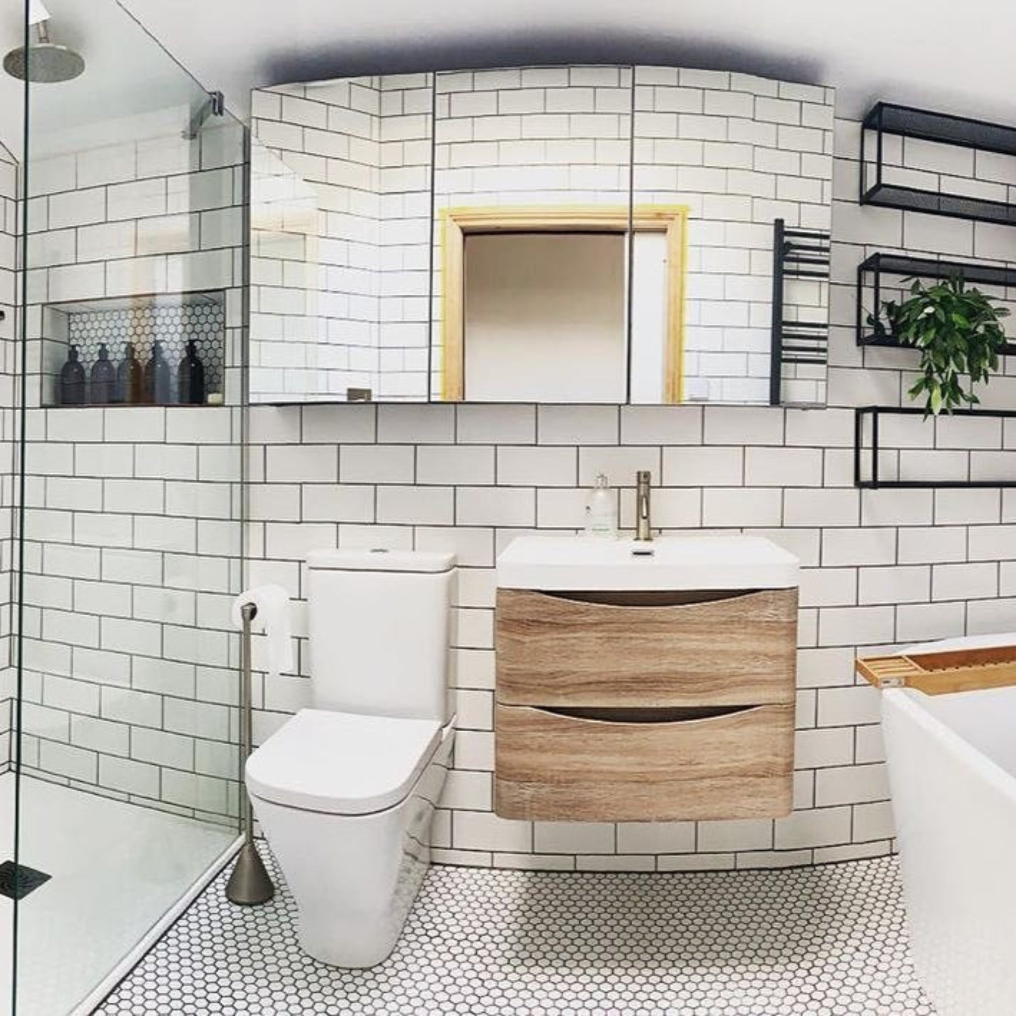 BELBAGNO ANCONA WHITE OAK 600MM SINGLE BOWL WALL HUNG VANITY AND BASIN