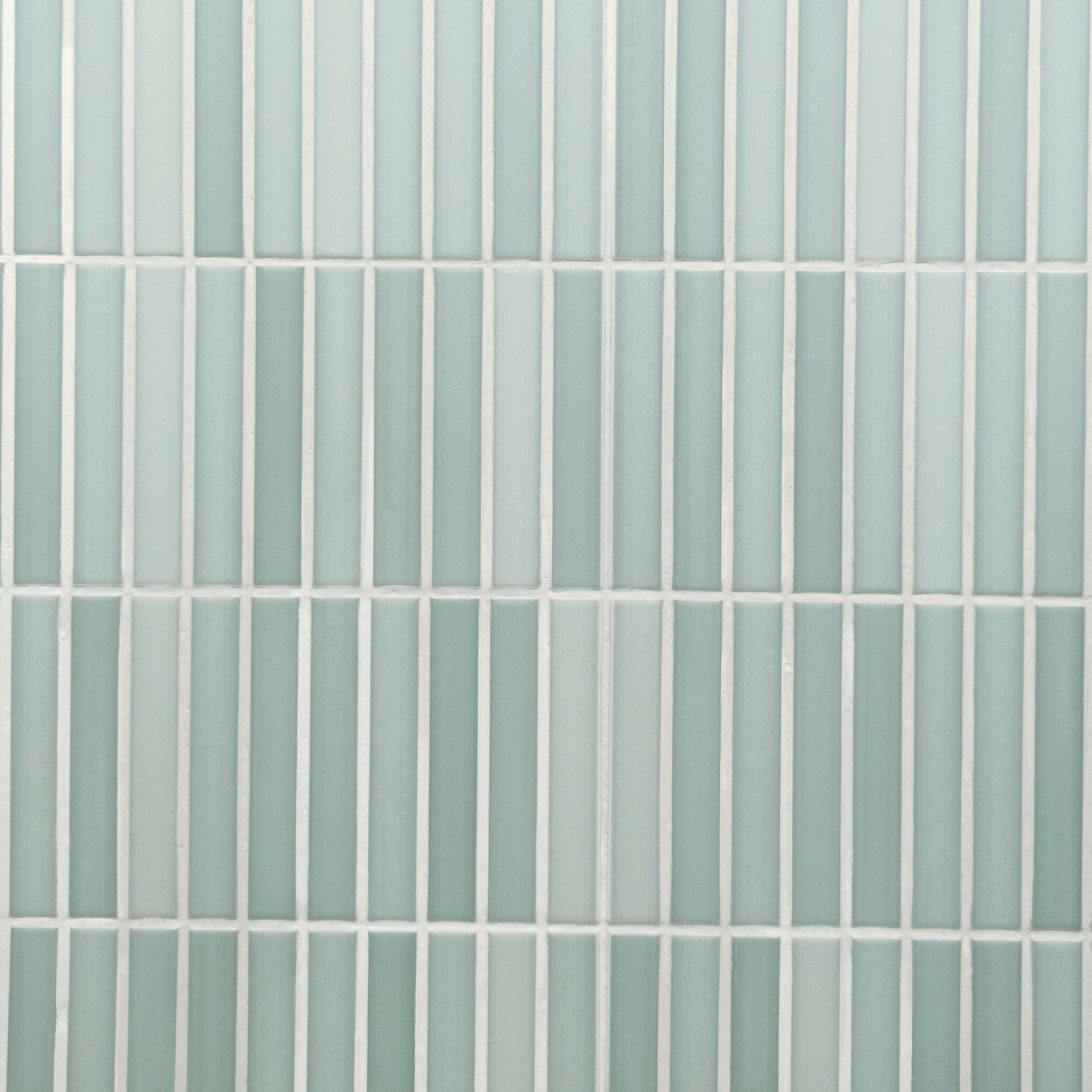 DUNE CERAMICA KIT-KAT ANISE GREEN MATTE 115X231MM MOSAIC TILE (PER BOX)