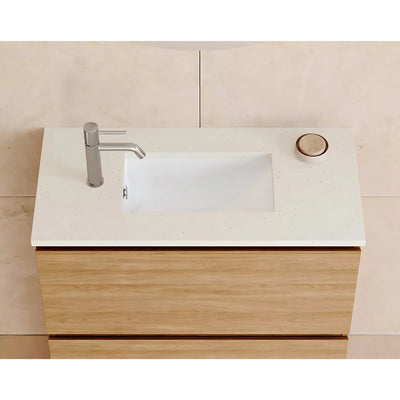 TIMBERLINE MINI RECTANGLE UNDER COUNTER BASIN GLOSS WHITE 425MM