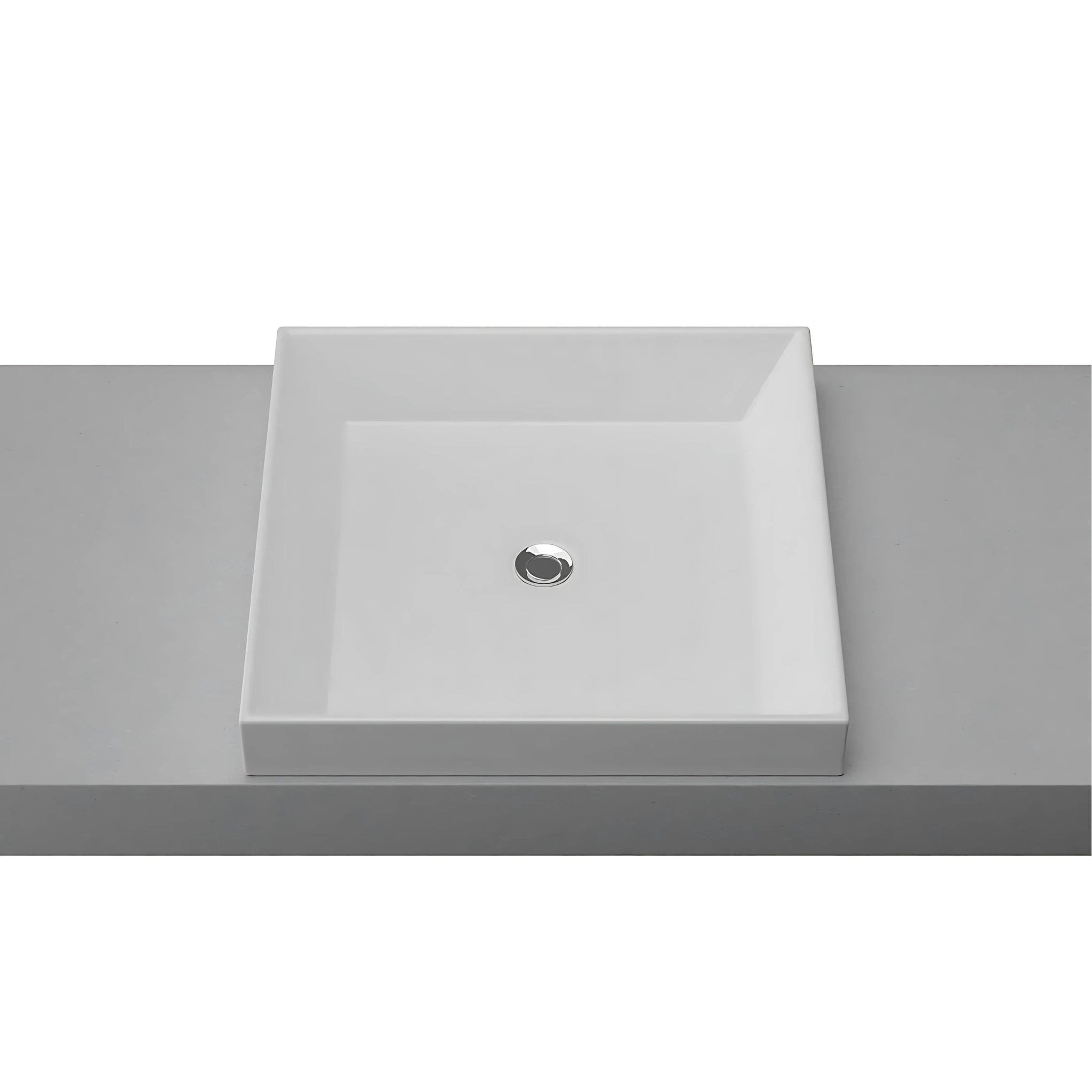 TIMBERLINE ARCADE INSET BASIN GLOSS WHITE 400MM
