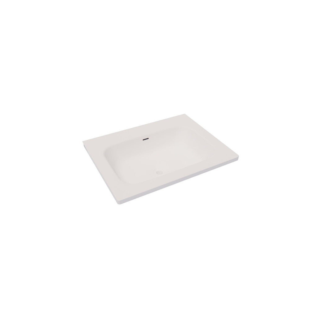 RIVA ARIA UNDERMOUNT SINGLE VANITY SOLID SURFACE TOP MATTE WHITE (AVAILABLE IN MULTIPLE SIZES)