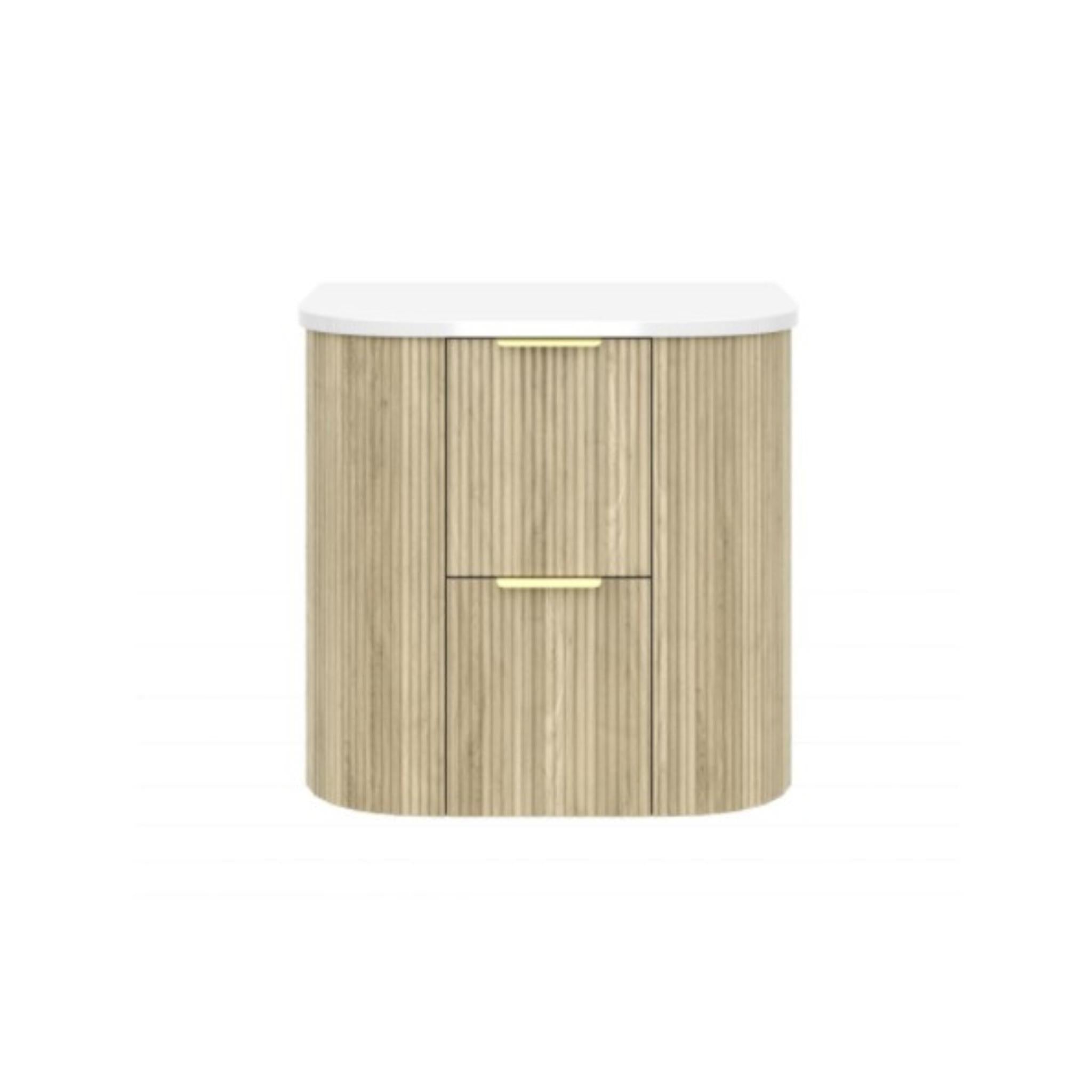 CETO ARTIS CLASSIC OAK 600MM SINGLE BOWL WALL HUNG VANITY