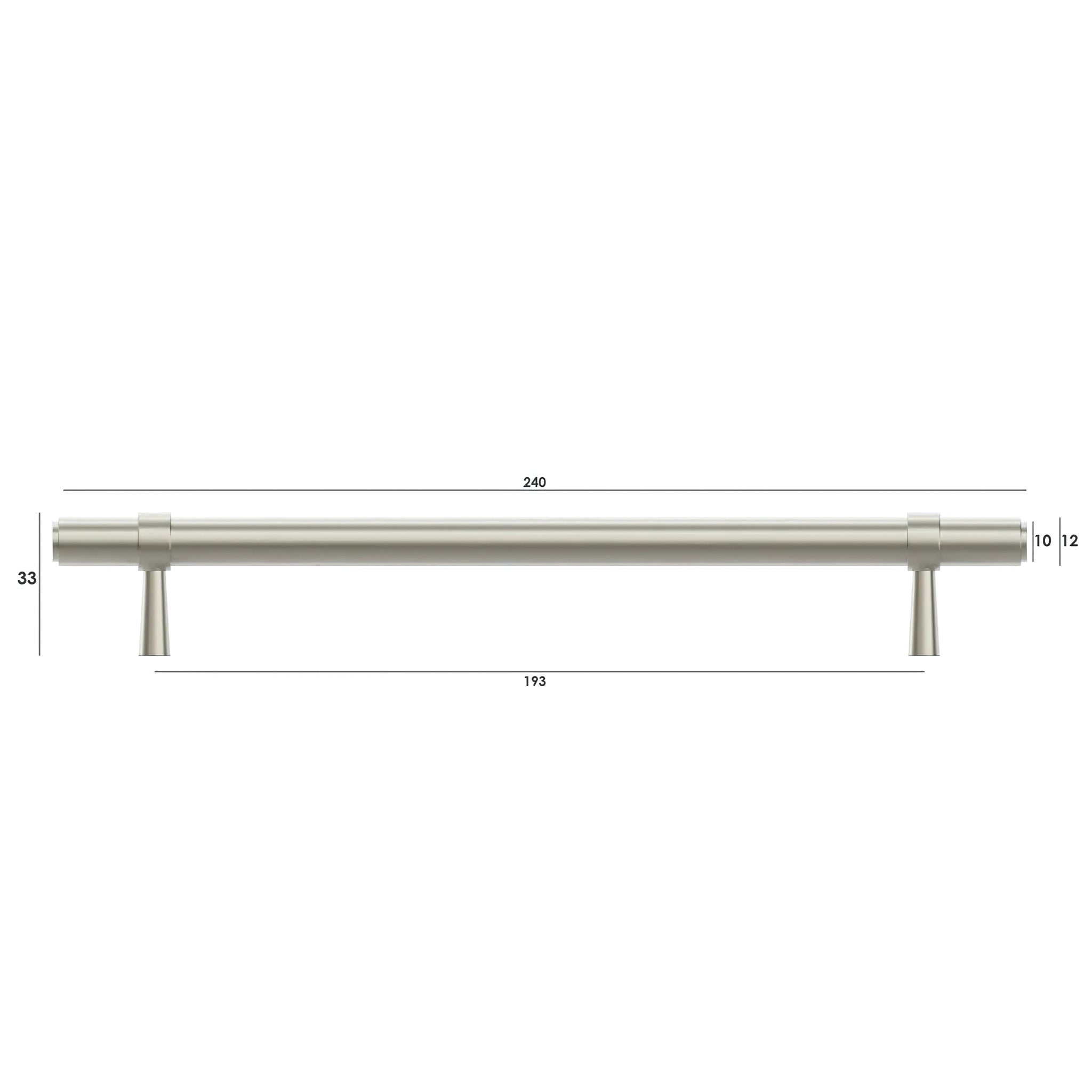 OTTI ASTOR HANDLE BRUSHED NICKEL (MULTIPLE SIZES AVAILABLE)