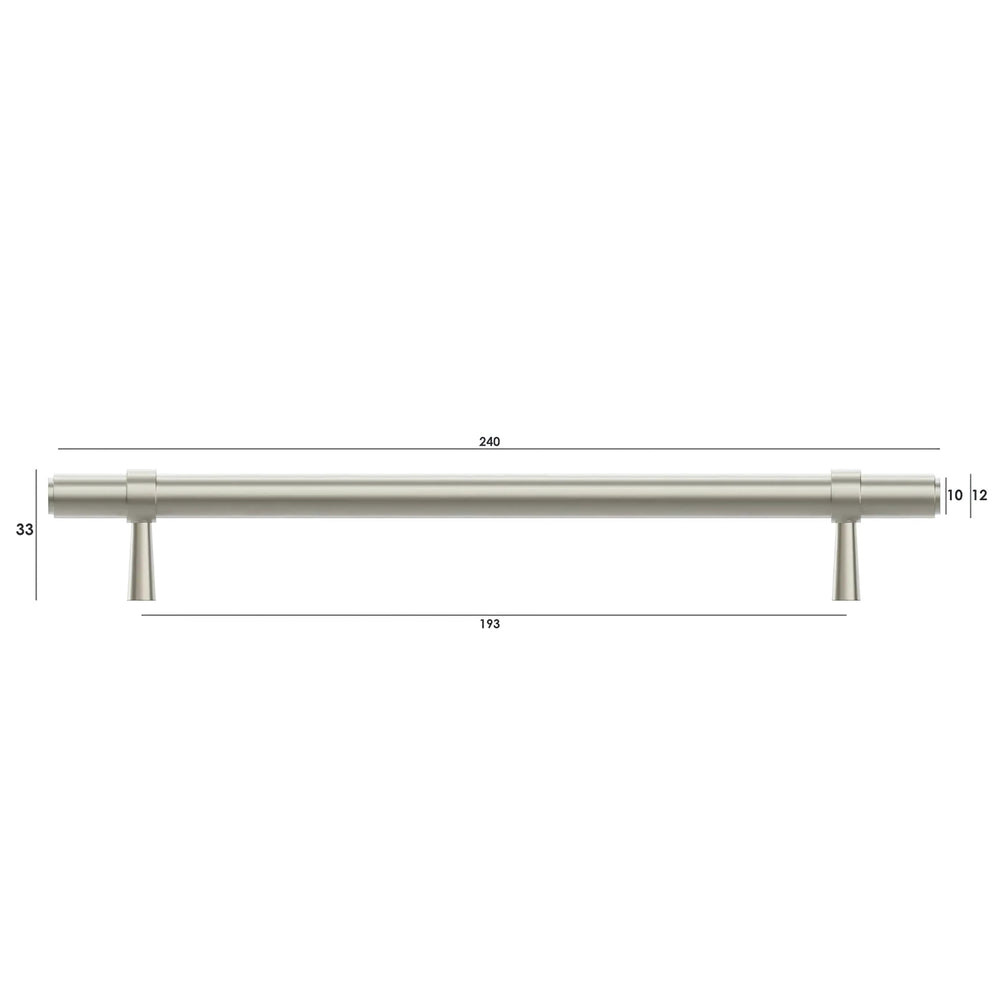 OTTI ASTOR HANDLE BRUSHED NICKEL (MULTIPLE SIZES AVAILABLE)