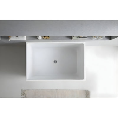 BROADWAY ATAUD SLIMLINE FREESTANDING BATHTUB GLOSS WHITE (MULTIPLE SIZES AVAILABLE)