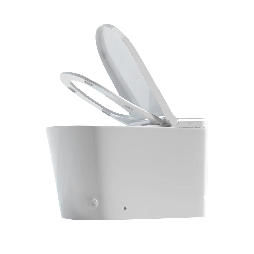 ATTICA OSKAR CISTERNLESS SMART TOILET RIMLESS W/ AUTOFLUSH & REMOTE CONTROL WHITE