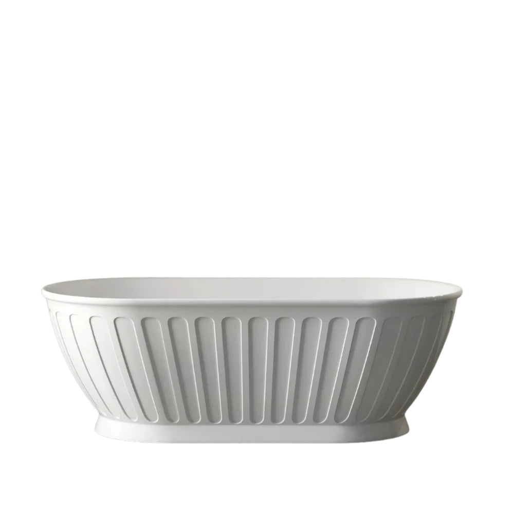 ATTICA KENSINGTON FREESTANDING BATH MATTE WHITE (AVAILABLE IN 1500MM AND 1700MM)