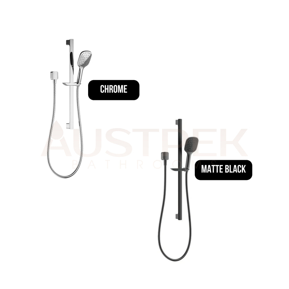 FELTON AXISS II SINGLE SPRAY SLIDE SHOWER 730MM MATTE BLACK