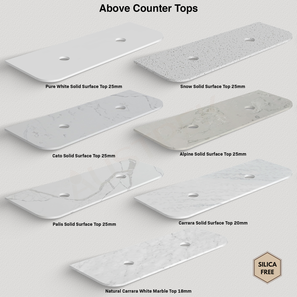 AULIC PETRA MARK II CURVED MATTE WHITE 1800MM DOUBLE BOWL WALL HUNG VANITY