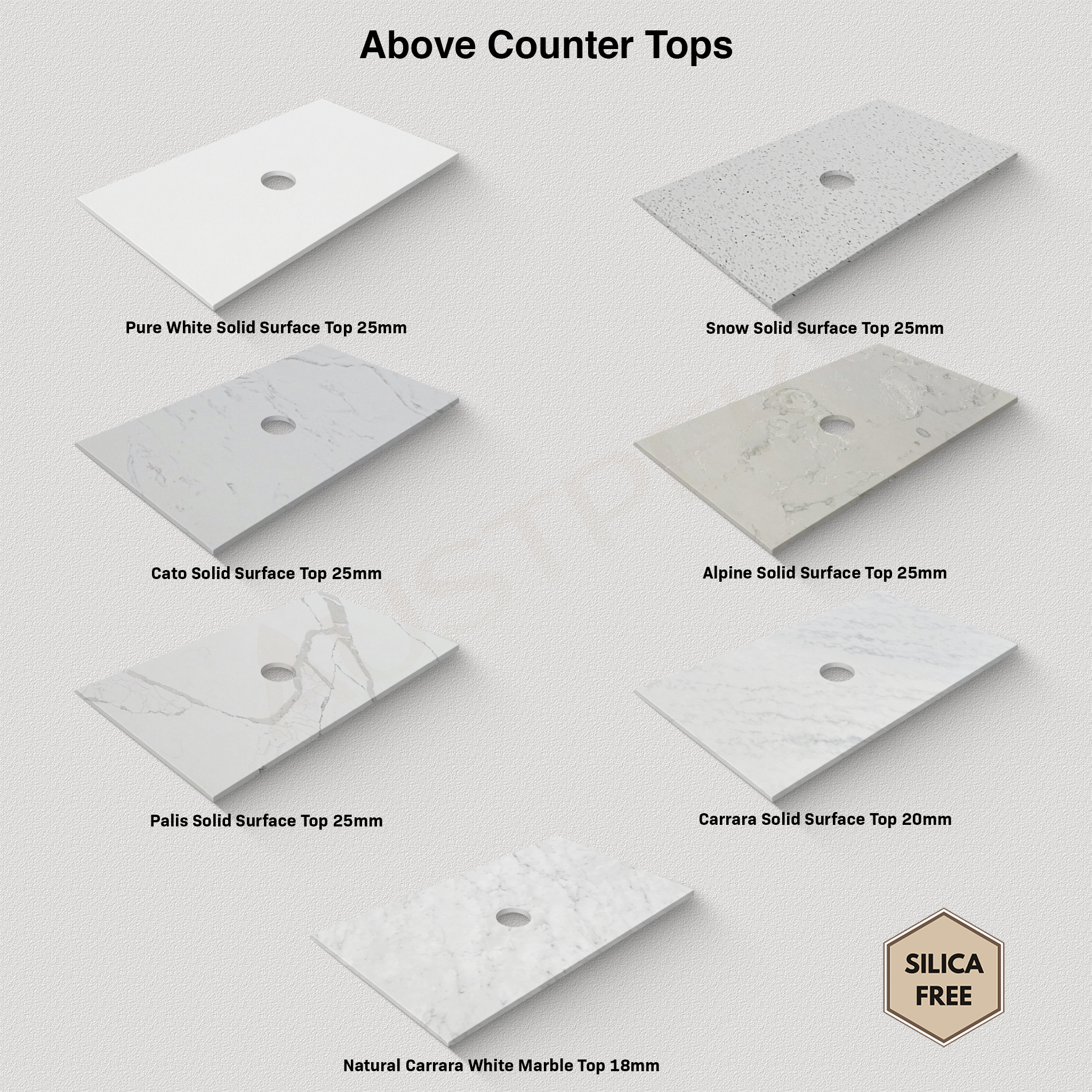 AULIC FLAUTO MATTE WHITE 900MM SINGLE BOWL WALL HUNG VANITY