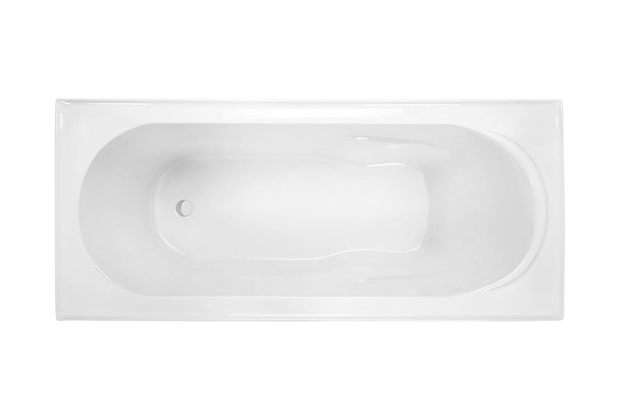 DECINA ADATTO INSET BATH GLOSS WHITE (AVAILABLE IN 1510MM AND 1650MM)
