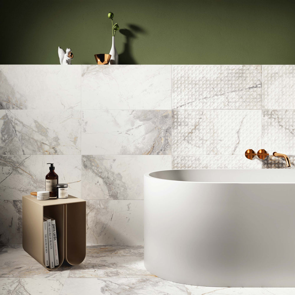 EVERSTONE STONEAGE 3D ANTARCTIC NATURAL 600X300MM RECTANGULAR TILE (PER BOX)