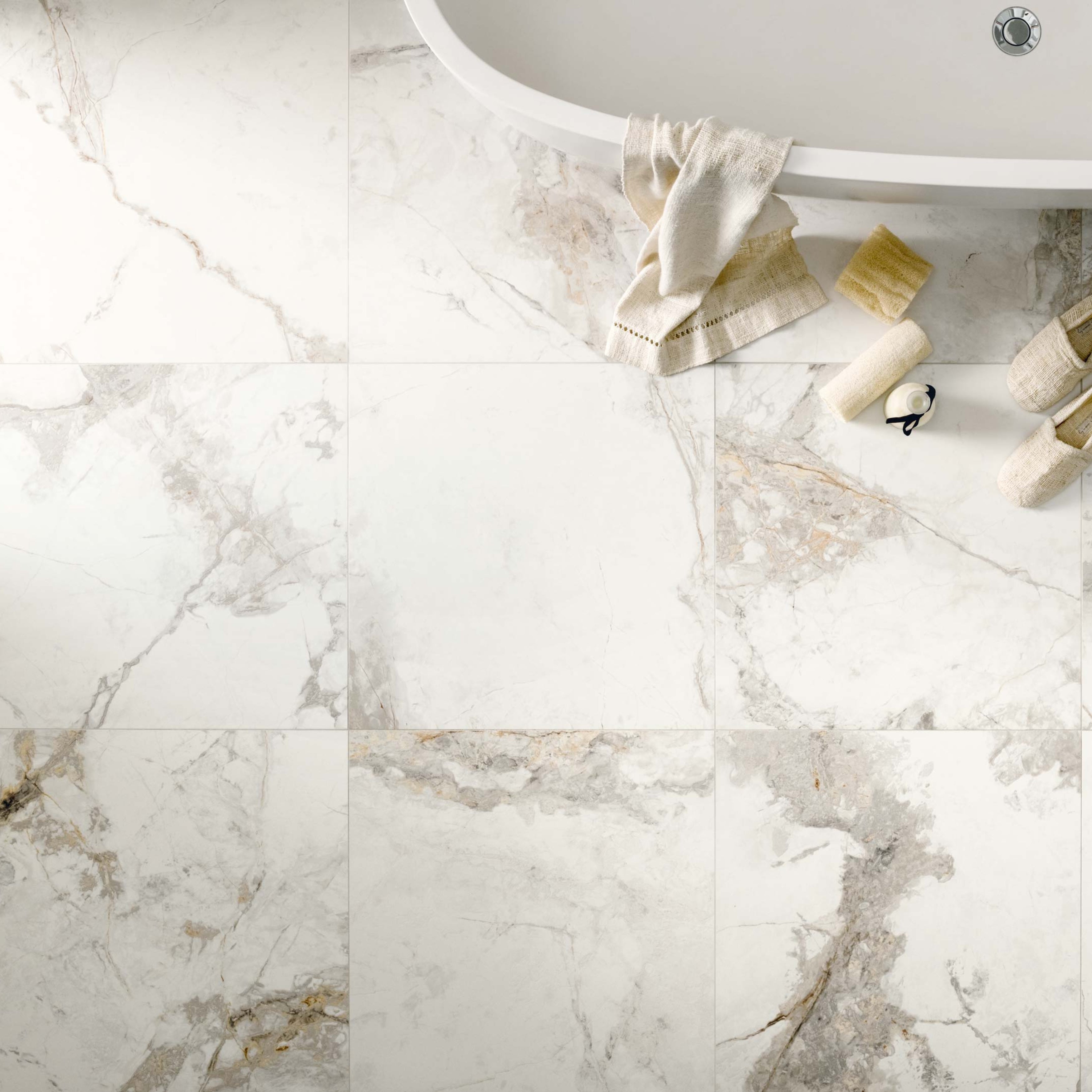 EVERSTONE STONEAGE 3D ANTARCTIC NATURAL 600X600MM SQUARE TILE (PER BOX)