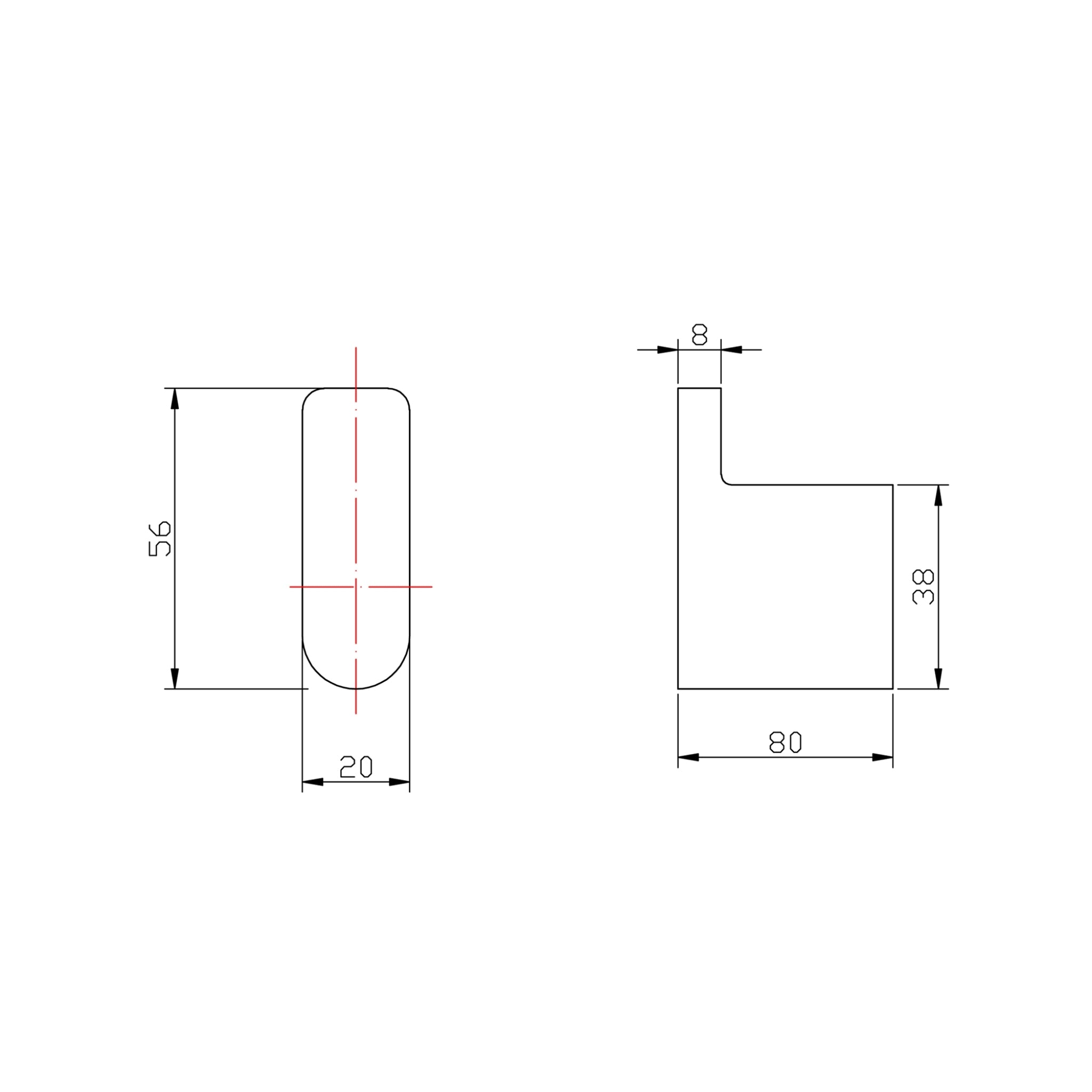AQUAPERLA VOG ROBE HOOK GUN METAL